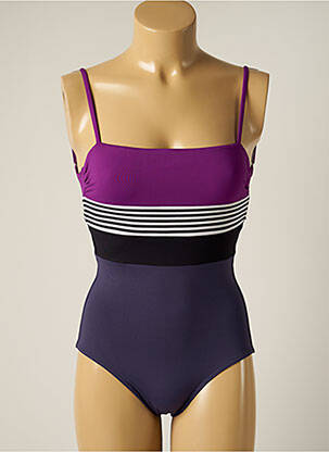Costum de baie dintr-o singură piesă elasticitate violet IODUS femeie
