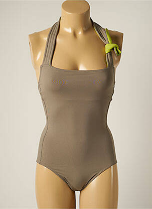 Costum de baie dintr-o singură piesă maro IODUS femeie