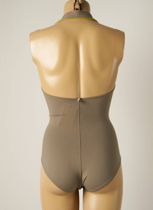 Costum de baie dintr-o singură piesă maro IODUS femeie