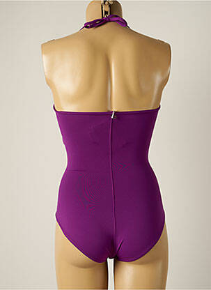 Costum de baie dintr-o singură piesă elasticitate top sutien modelat violet IODUS femeie