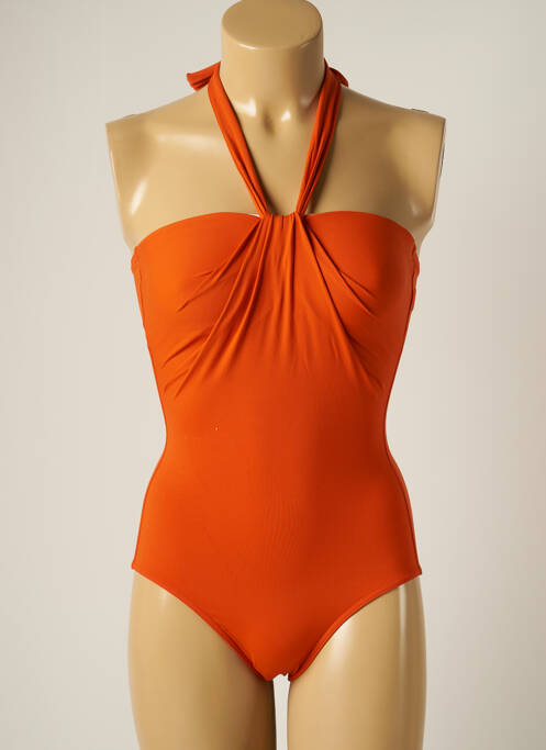 Costum de baie dintr-o singură piesă portocaliu IODUS femeie
