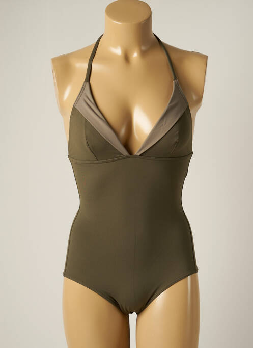 Costum de baie dintr-o singură piesă verde IODUS femeie