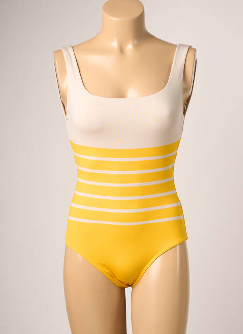 Costum de baie dintr-o singură piesă galben IODUS femeie