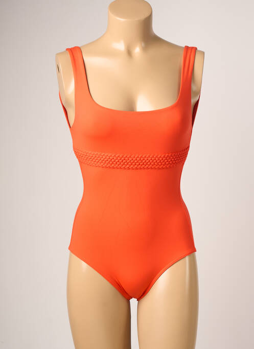 Costum de baie dintr-o singură piesă portocaliu IODUS femeie