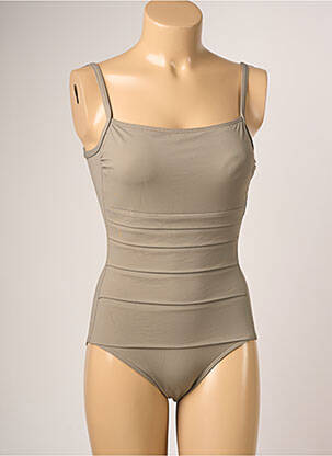 Costum de baie dintr-o singură piesă gri IODUS femeie