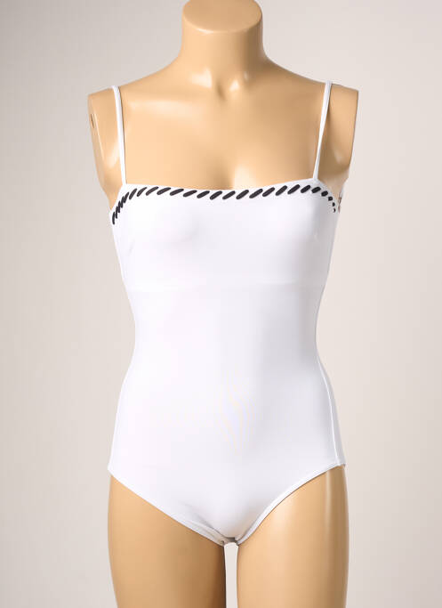Costum de baie dintr-o singură piesă alb IODUS femeie