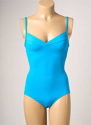 Costum de baie dintr-o singură piesă elasticitate top sutien modelat albastru IODUS femeie
