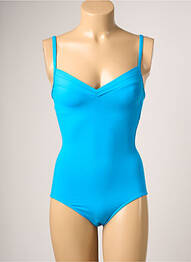 Costum de baie dintr-o singură piesă elasticitate top sutien modelat albastru IODUS femeie