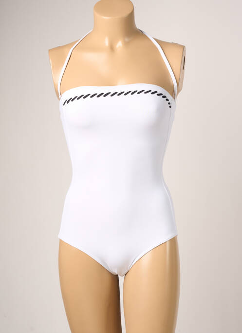 Costum de baie dintr-o singură piesă alb IODUS femeie