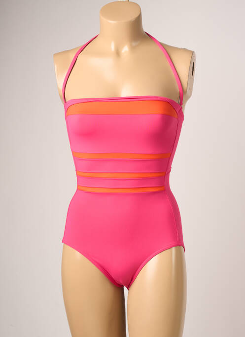 Costum de baie dintr-o singură piesă roz IODUS femeie