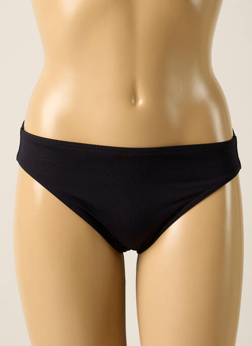 Chiloți de baie efect material satinat chiloți negru IODUS femme