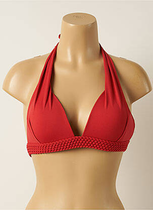 Sutien de costum de baie elasticitate top sutien push-up roșu IODUS femeie