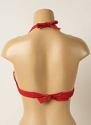 Sutien de costum de baie elasticitate top sutien push-up roșu IODUS femeie