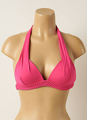 Sutien de costum de baie elasticitate top sutien push-up roz IODUS femeie