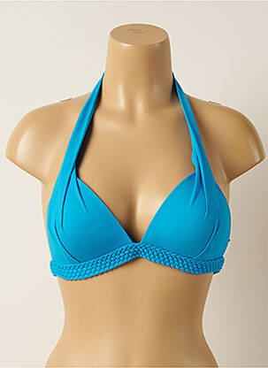 Sutien de costum de baie elasticitate top sutien push-up albastru IODUS femeie