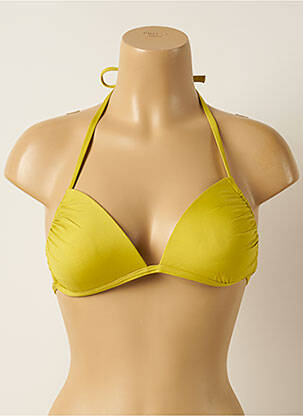 Sutien de costum de baie închidere cu legături de legat top sutien push-up verde IODUS femeie