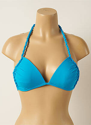 Sutien de costum de baie închidere cu legături de legat top sutien push-up albastru IODUS femeie