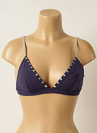 Sutien de costum de baie top triunghiuri top triunghiuri albastru IODUS femme