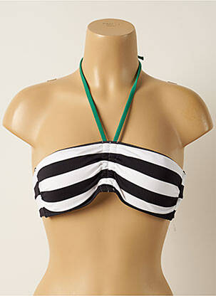 Sutien de costum de baie închidere cu legături de legat top bentiță verde IODUS femeie
