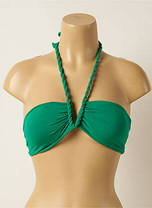 Sutien de costum de baie elasticitate top sutien modelat verde IODUS femeie