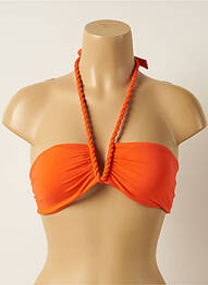 Sutien de costum de baie elasticitate top sutien modelat portocaliu IODUS femeie