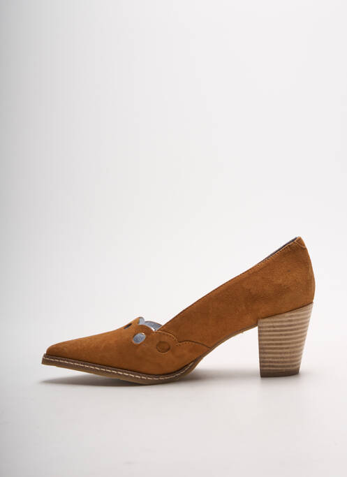 Pantofi cu toc maro MYMA femeie