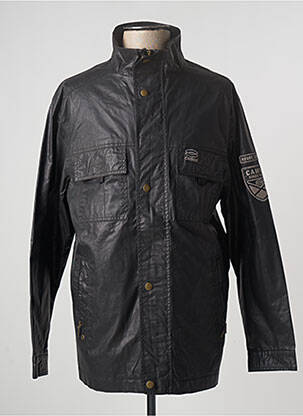 Parka mâneci lungi fără glugă negru CAMBE bărbat