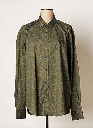 Cămașă cu mâneci lungi verde CAMBERABERO bărbat