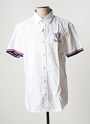 Cămașă cu mâneci scurte alb CAMBERABERO bărbat