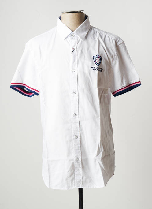 Cămașă cu mâneci scurte alb CAMBERABERO bărbat