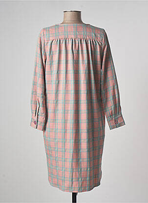 Rochie midi mâneci lungi mâneci lungi roz PEPA LOVES femeie