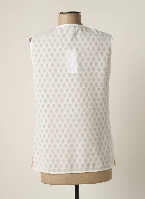 Top alb MERI & ESCA femeie