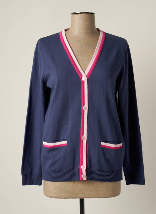 Vestă cu mâneci lungi albastru THEL ELEGANCE femeie