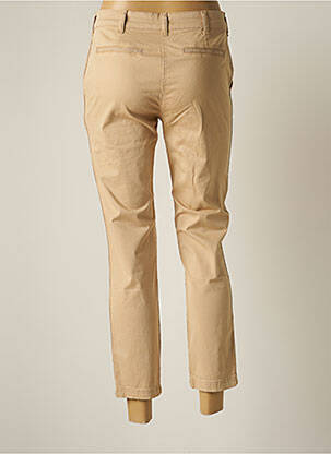 Pantalon 7/8 țesătură poplin mărime normală bej 7 SEASONS femeie