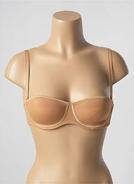 Sutien efect material satinat sutien balconet cu decolteu înalt piele BARBARA femeie