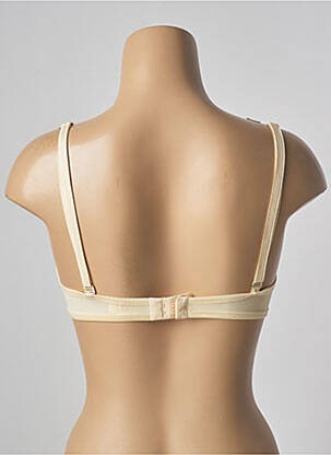 Sutien efect material satinat top sutien modelat bej BARBARA femeie