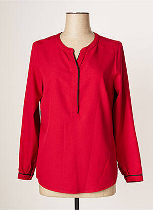 Tunică mâneci lungi roșu FRANCE RIVOIRE femeie