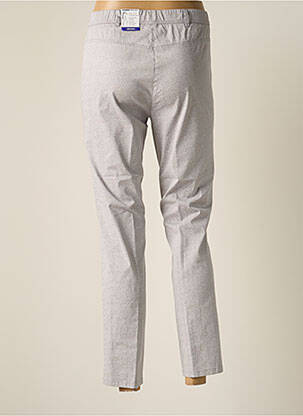 Pantalon slim talie elastică mărime normală gri FRANK WALDER femeie