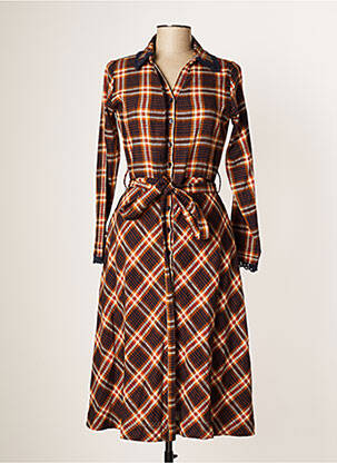 Rochie midi maro STELLA FOREST femeie