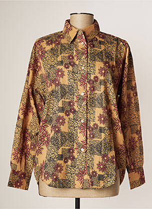 Cămașă maro MAISON HOTEL femeie