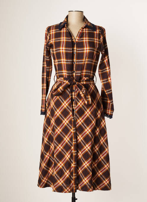 Rochie midi maro STELLA FOREST femeie