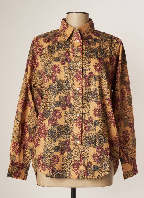 Cămașă maro MAISON HOTEL femeie