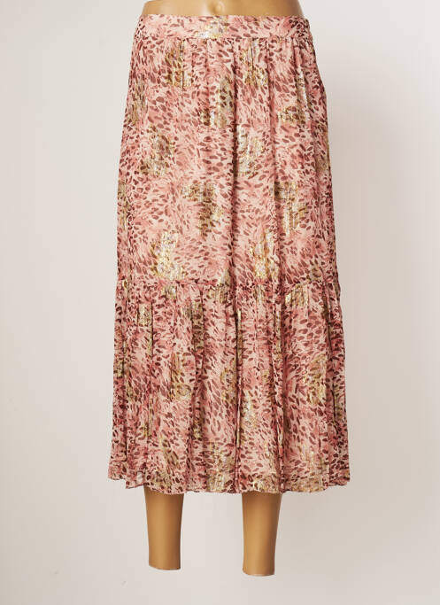 Fustă midi roz MAISON HOTEL femeie