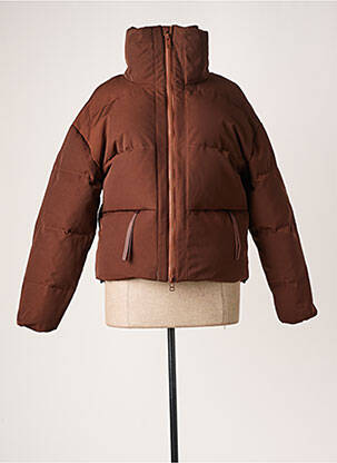 Geacă matlasată maro EMBASSY OF BRICKS AND LOGS femeie