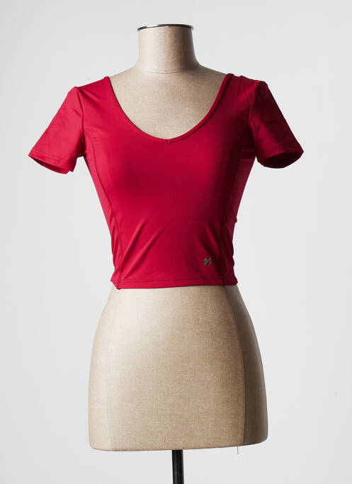 Top de baie efect material satinat roșu BANANA MOON femme