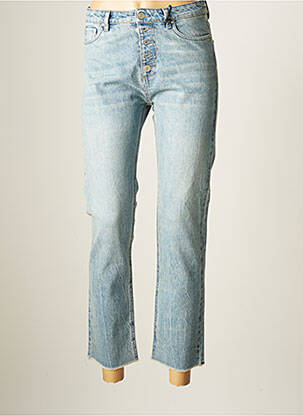 Blugi cu croială dreaptă talie înaltă talie înaltă albastru IKKS femme