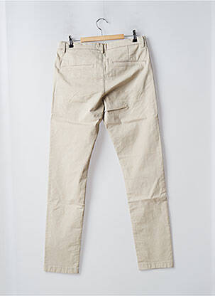 Pantalon chino talie joasă talie joasă bej IKKS femeie