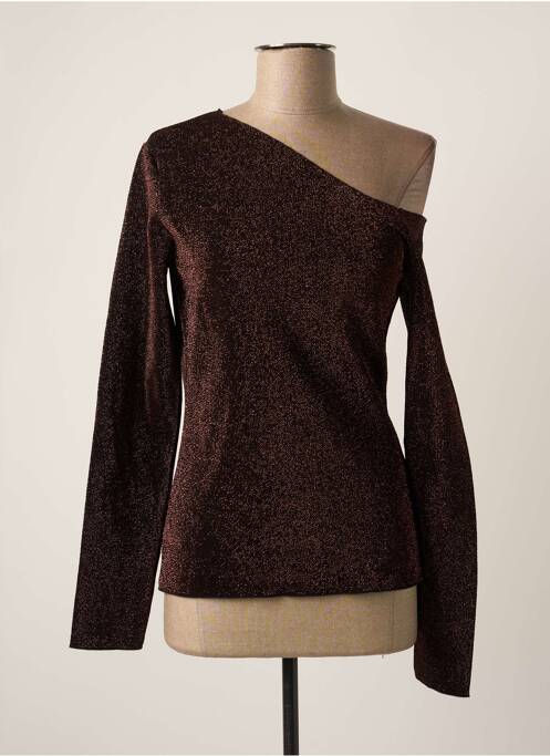 Pulover maro DEUX. BY ELINE DE MUNCK femeie