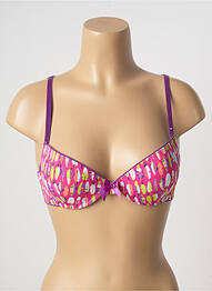Sutien top sutien push-up top sutien push-up roz INFLUX femeie
