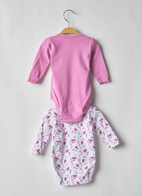 Body de lenjerie roz TISSAÏA fată